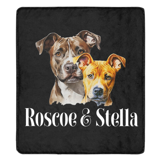 New Roscoe & Stella Throw Blanket